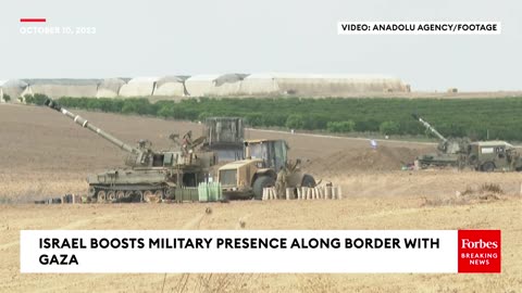 Israel Tightens Security Along Gaza Border With Tanks As Conflict Continues