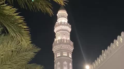 azan isha from masjid quba syeikh mubarok salim almuwallad