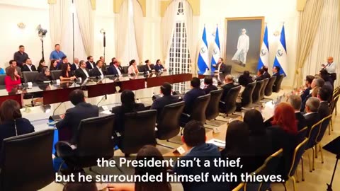 Nayib Bukele,President of El Salvador, tells executive branch they're under...