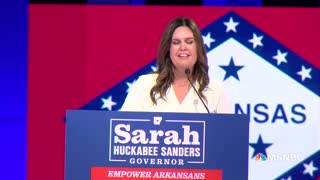 Sarah Huckabee Sanders Becomes First Woman Governor Of Arkansas