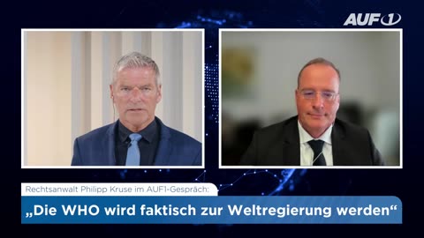 RA Philipp Kruse im AUF1-Gespräch: „Die WHO wird faktisch zur Weltregierung werden“