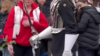 Royal Guard Getting Angry on Women.