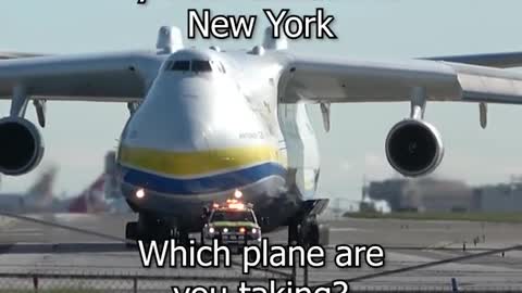 Imagine you have to fly from London to New York