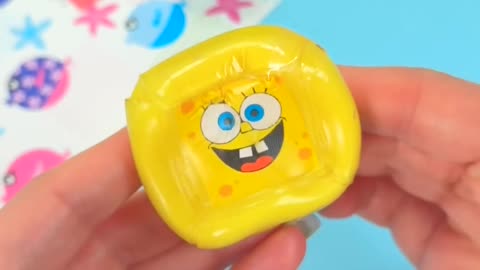 DIY - SPONGE BOB NANO TAPE SQUISHY #shorts #youtubeshorts #nanotape