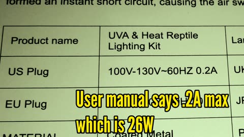 Seller claims 75W capable lamp but mfg sez only 26W UL-rated