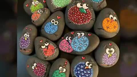 top 100+ creative and nicely Rock stone painting ideas
