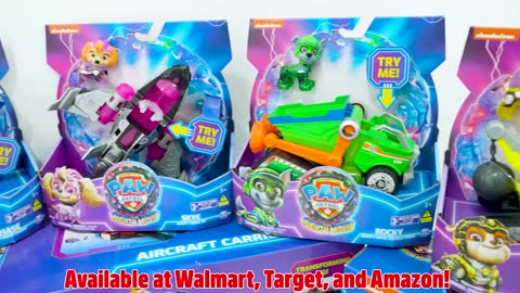 Chris and Niki PAW Patrol Mighty Movie Toys Rescue Mission