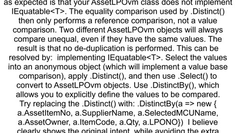 How to apply group by instead of distinct when need only unique rows