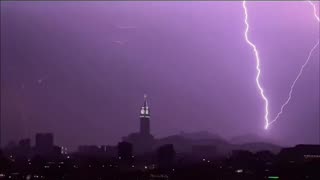 Electrifying Thunderstorm in Makkah: Nature's Dazzling Display