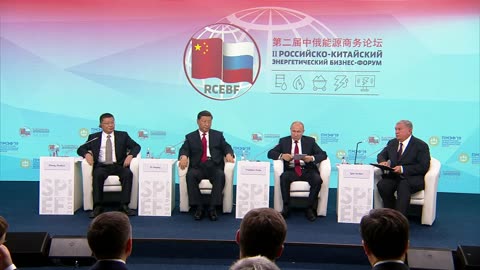 Meeting with participants of Second Russian-Chinese Energy Business Forum, June 7, 2019
