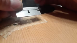 Acoustic Guitar Bridge Seperation Repair Step 2: Clean up mating surface