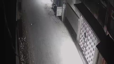 thief's run. CCTV footage