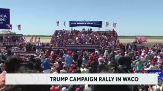 Thousands Show Up For Donald Trump's Waco Tx Rally