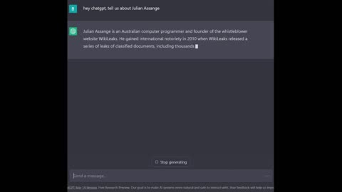 ChatGPT says - Who is Julian Assange and Why is He Controversial?