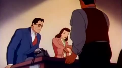 Superman - Volcano Vintage Cartoon