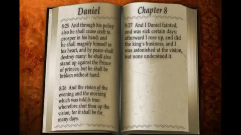 DAILY BIBLE READING * OPEN THE BOOK AND TAKE A LOOK * DANIEL 08-10 KJV