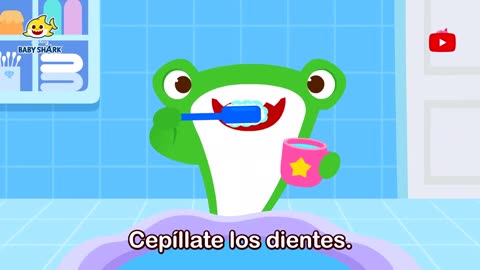 Buenos Días - Hábitos Saludables - Canciones Infantiles - Baby Shark en español