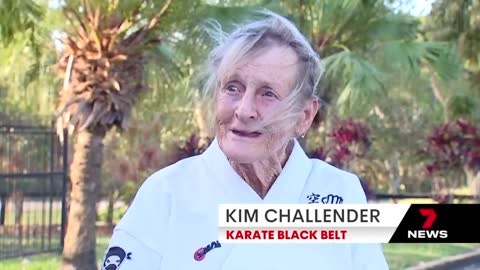 Queensland grandmother earns her black belt at 83 years old | 7NEWS