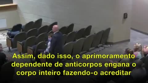 Dr.PhD Sean Brooks, conselho escolar em Ohio - Os vacinados tem pouco tempo de vida