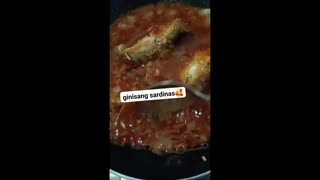 Ginisang sardinas-yummy filipino food