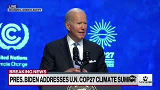 Biden addresses COP27, reasserts US as a global climate leader