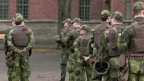 Swedish soldiers look forward to NATO cooperation