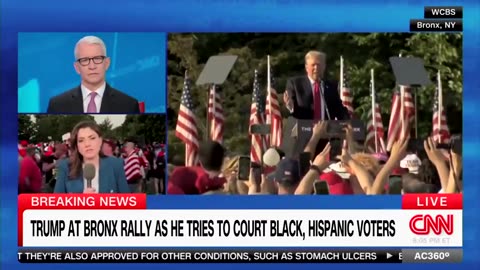 CNN Is Shook After Incredible Turnout For Trump's Rally In The Bronx