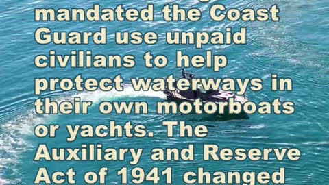 The US Coast Guard “Reserve” Used to Be Unpaid