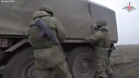 Russian conscripts fire rockets and rifles during military training in Rostov