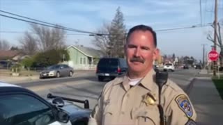 Highway cop extortionist does the unbelievable when he see me coming with a camera