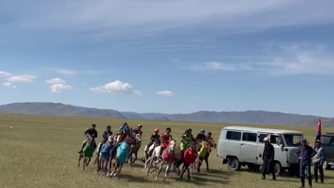 Horse racing mongolia