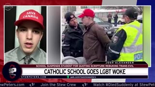 Catholic School CAVES To TRANS Agenda: Student Suspended & ARRESTED For Rebuking LGBT With SCRIPTURE