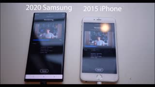 Old iPhone vs New Samsung Speed Test