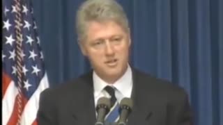 Bill Clinton in 1995 apologizing for Medical experiments victims