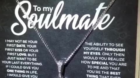 Soulmate Necklace, Gift For Soulmate