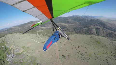 Lakeview OR, Hang Gliding Black Cap Mt.