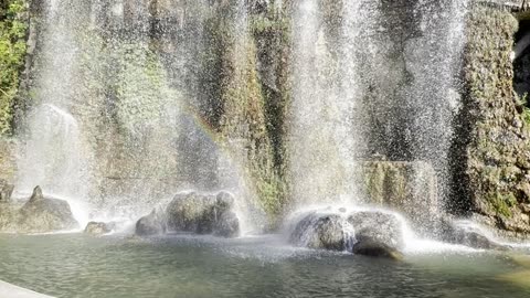 Nice city’s waterfall , France