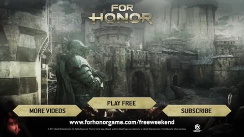 For Honor Official Play For Free Weekend Trailer