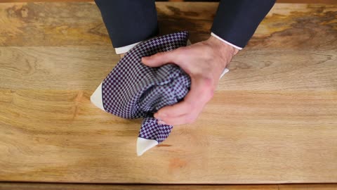 How To Fold a Big Pocket Square - He Spoke Style,