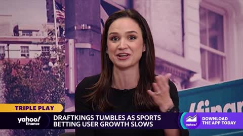 DraftKings sink as sports better user growth under goes a slowdown