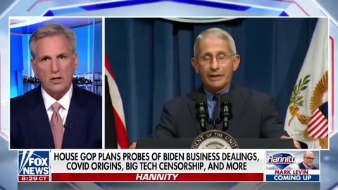 Why is all of this coming forth-- Kevin McCarthy