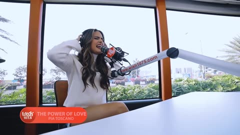 Pia Toscano performs The Power of Love LIVE on Wish 1075 Bus