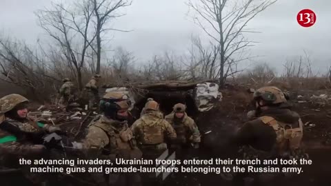 "They dropped their weapons and fled" - Ukrainian soldiers chase Russians and enter their trenches