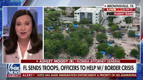 Florida Attorney General Ashley Moody commented on the border crisis