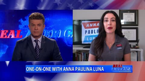 REAL AMERICA -- Dan Ball W/ Anna Paulina Luna, Latino Voter Polls, 12/17/21