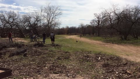 Exploding a wild hog with Tannerite in Texas.