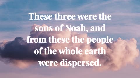 Genesis Chapter 9: Noah's Covenant and the Blessing of the Rainbow - God's Promises