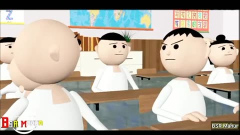 CLASSROOM ME BAADH (क्लासरूम में बाढ़) MSG TOONS Comedy Funny Video