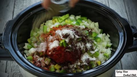 Spicy Slow Cooked Chili