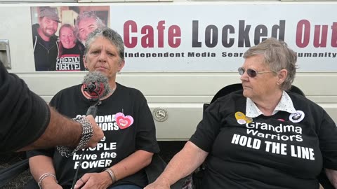 Grandmothers From the Front Line - Cafe Locked Out